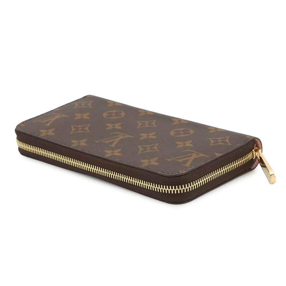 Louis Vuitton Wallet Round Long Zipper Monogram Zippy Brown